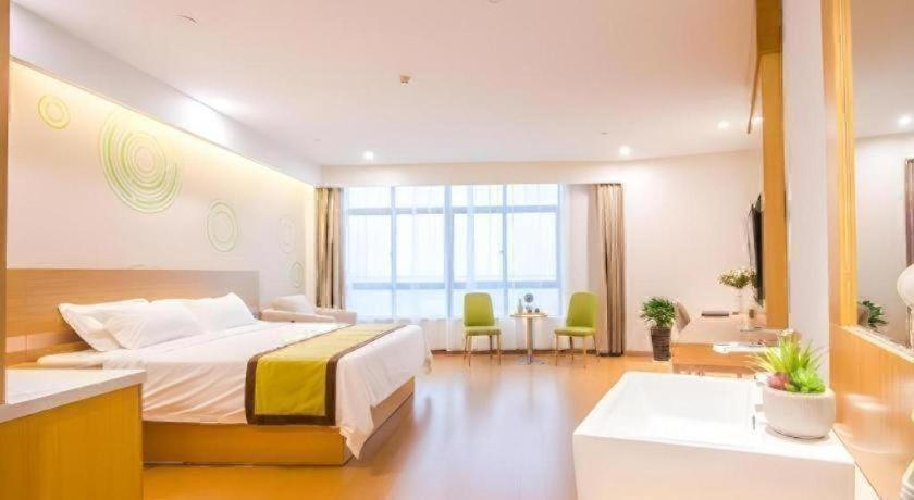 Bedroom 2, GreenTree Inn Jiaxing Nanhu District Tech City Guangyi Road, Jiaxing