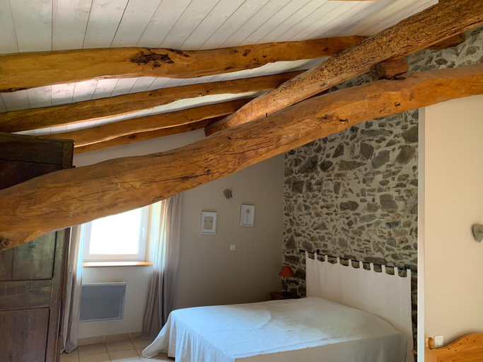 Bedroom 2, Saint-beauzire Holiday Home Near Pauillac Castle, Haute-Loire