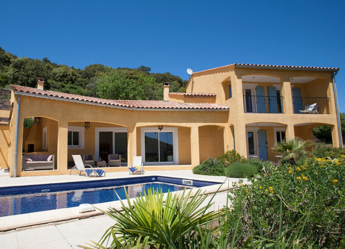 Exterior, Roquebrun Villa With Pool, Hérault