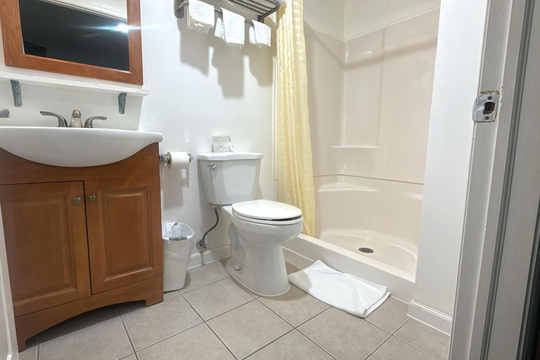 Bathroom 3, At 9 Motel Near Freehold I-195, Monmouth
