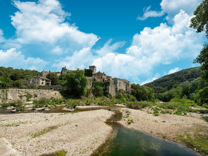 View from property 3, Holiday Home in Montclus Near River, Gard