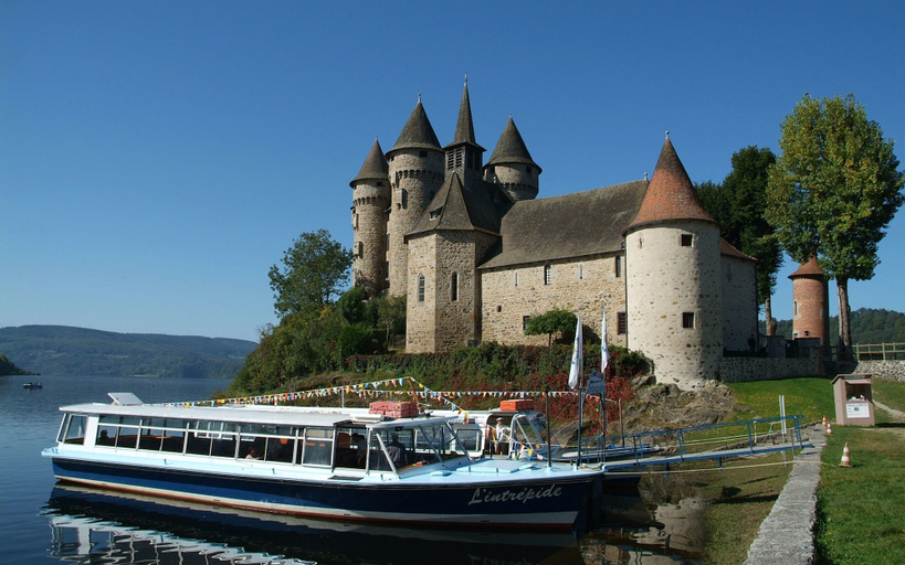 View from property 4, Poolside Bliss Near Lake, Cantal