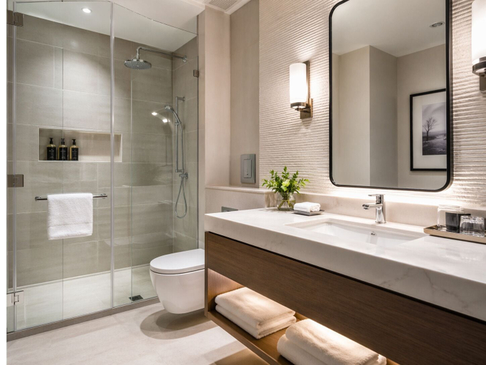Bathroom, Velin Hotel, Toronto