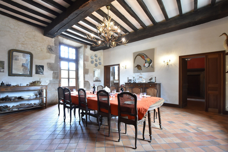 Dining, Lake Mansion in Plourin-les-morlaix, Finistère