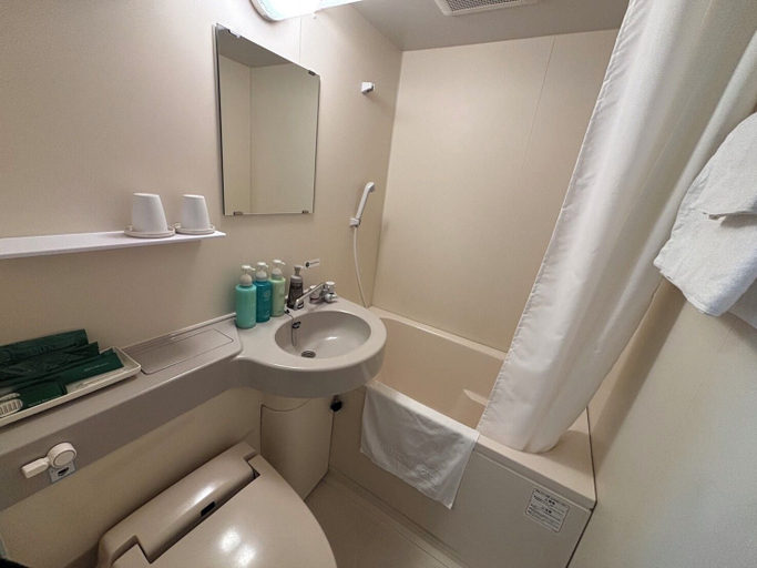 Bathroom 4, Hotel Route Inn Shibukawa, Shibukawa