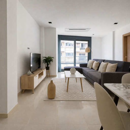Living area 3, Spacieux 3 pieces a Kouba, Kouba