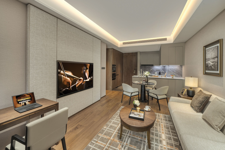 Living area 4, Ascott Hankou Riverside Wuhan, Wuhan
