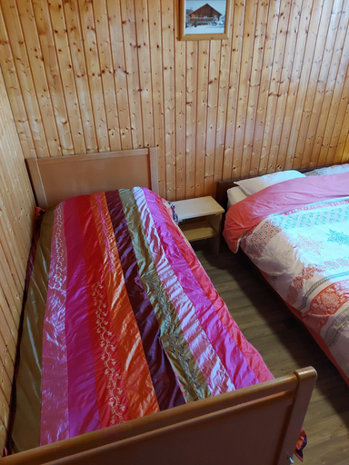 Bedroom 3, Chalet with Garden in Lotharingen, Vosges