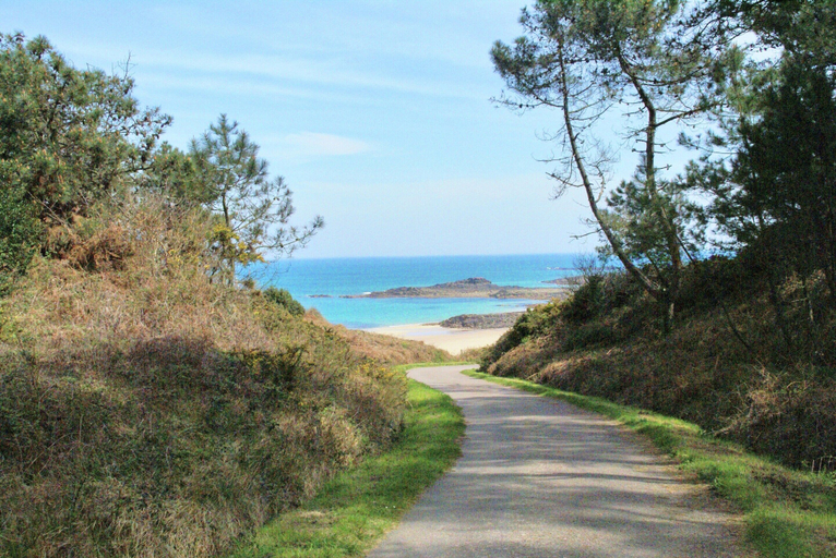 View from property 3, Stylish Coastal Stay in Erquy, Côtes-d'Armor