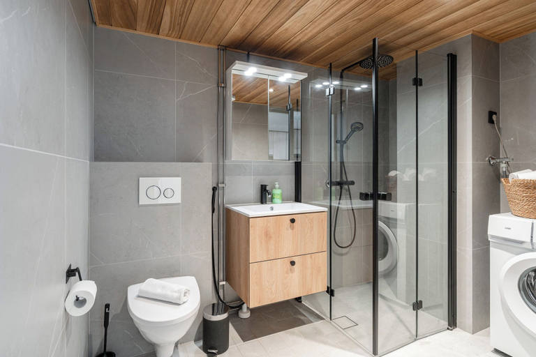Bathroom 3, Modern Nordic Loft in Historical Area, Pirkanmaa