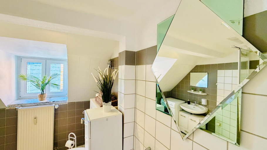 Bathroom 2, Pension am Dom, Schwerin