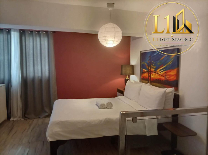 Bedroom 2, L1 Twin Bed Staycation in Bonifacio Global City, Taguig