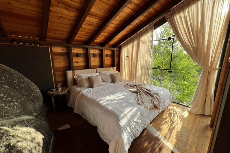 Bedroom 2, Vale dos Saltos Chalés, Tijucas