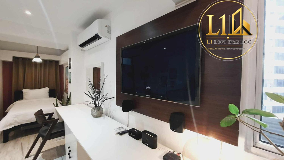 Bedroom 2, L1 Twin Bed Staycation in Bonifacio Global City, Taguig