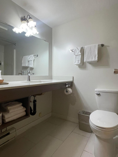 Bathroom 2, Chalet Continental Motel, Fraser-Fort George