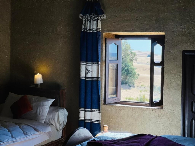 Bedroom 2, Hotel Camping Les Roses Des Dunes, Errachidia