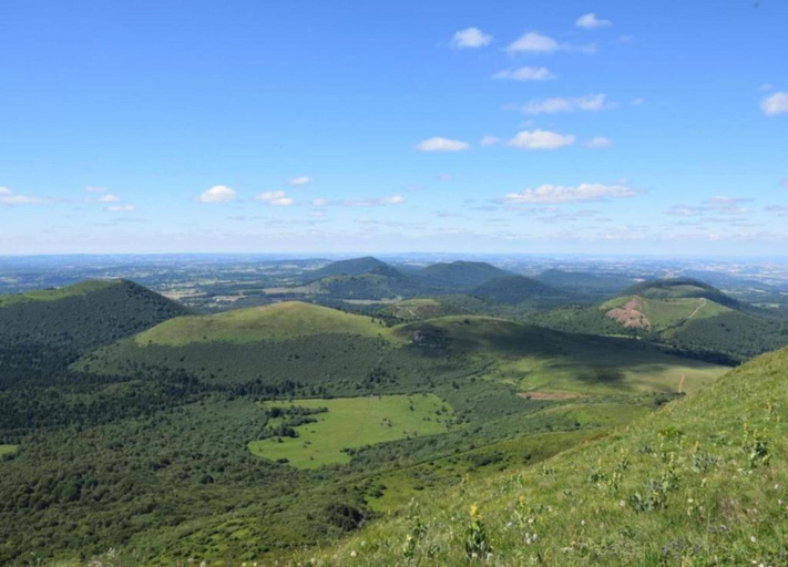 View from property 5, Senezergues Garden Hideaway, Cantal