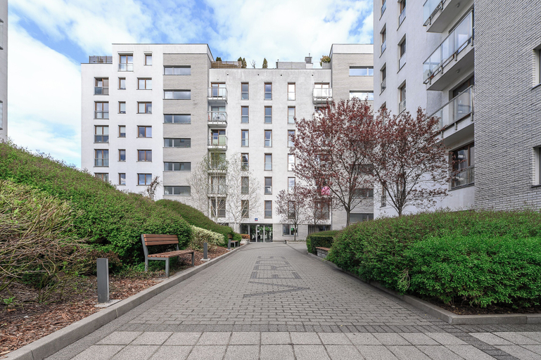 Front of property 5, Lumina Apart near the Mall Fort Wola, Warsaw