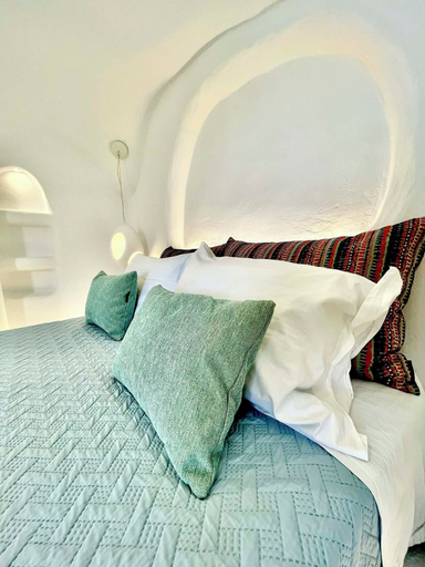 Bedroom 4, Cave Suites, South Aegean
