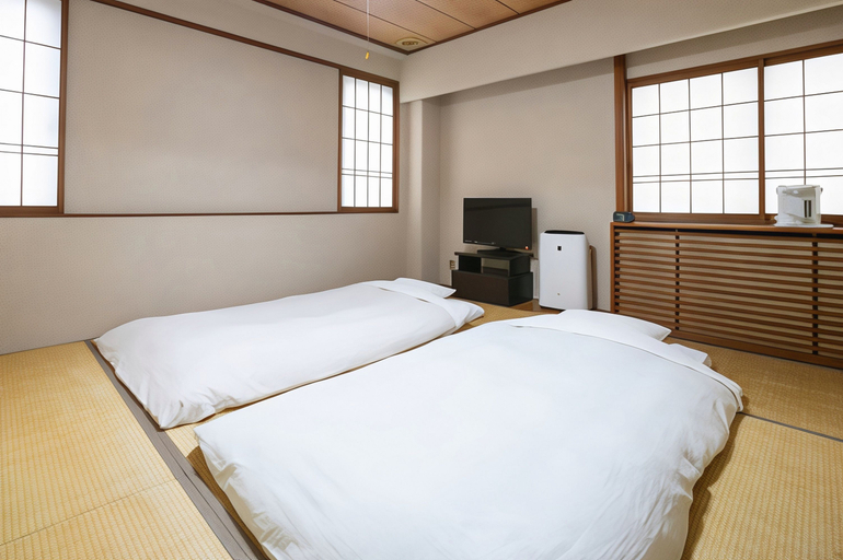 Bedroom 3, Business Hotel Shinkawa Ube, Ube