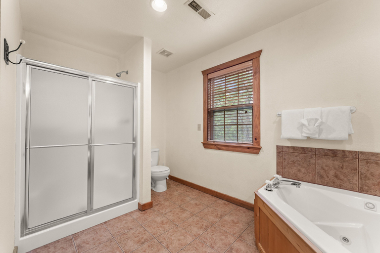 Bathroom 4, Mayberry Lodge 2 Bedroom Cabin by RedAwning, Stone