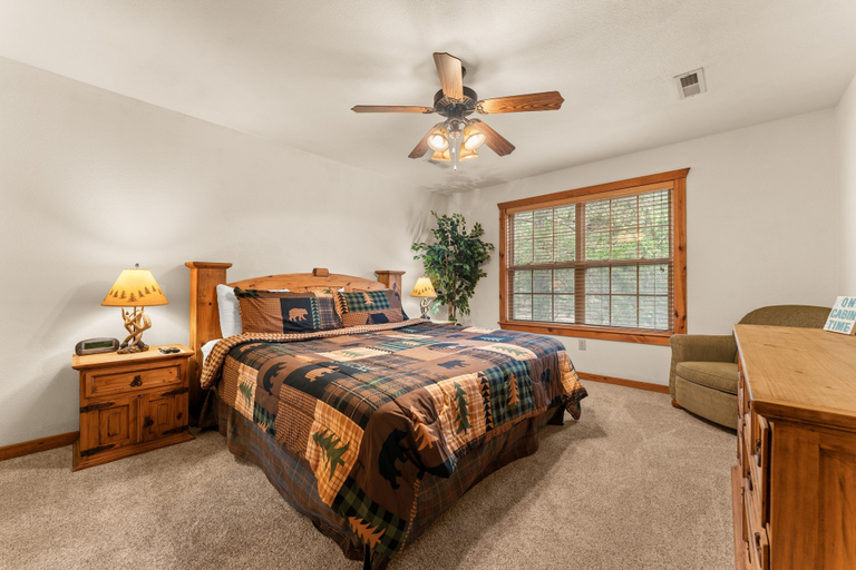 Bedroom 3, Mayberry Lodge 2 Bedroom Cabin by RedAwning, Stone