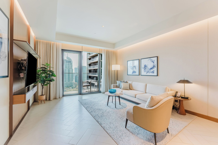Living area 3, PVH - Address Opera 3BR, Dubai