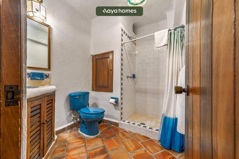 Bathroom 4, Ocean View 2Br Condo-balcony-beach-pool - 304, Puerto Vallarta