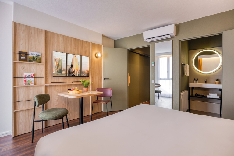 Bedroom 2, Citadines Part-Dieu Lyon, Rhône
