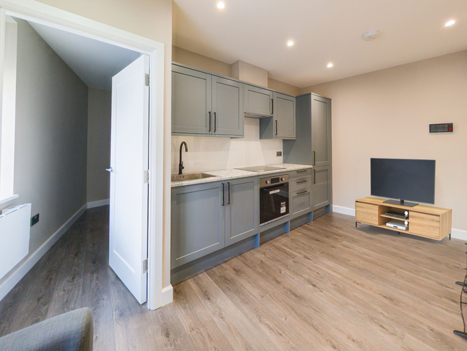 Private kitchen 4, Harbour View Apartments Portsmouth, Portsmouth