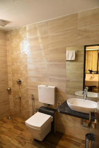 Bathroom 4, Hotel Royal Orbit, Satara