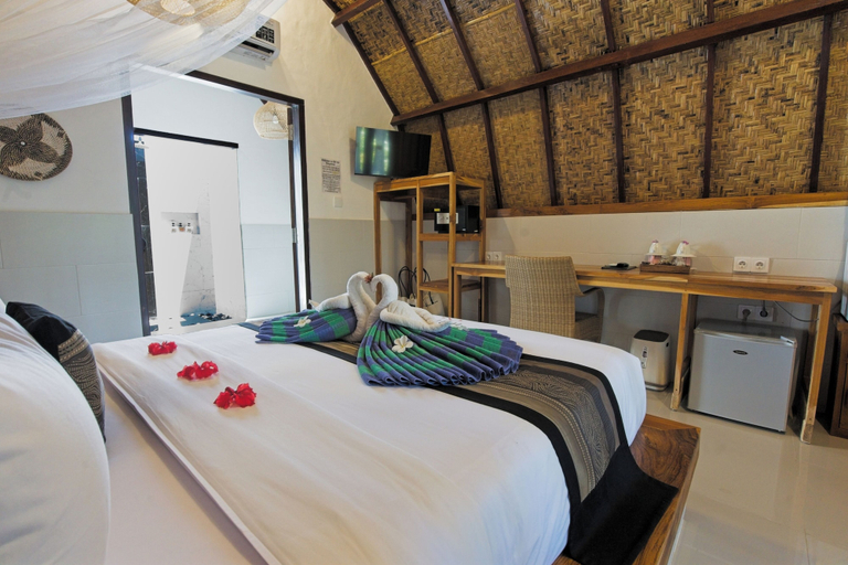 Bedroom 3, Gili Air Bungalows, Lombok