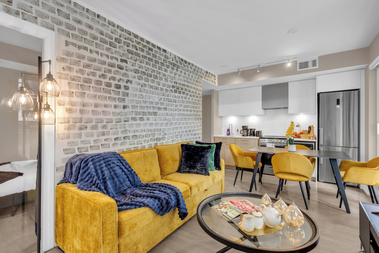 Living area, Central Downtown Suites - Near Eaton, Toronto
