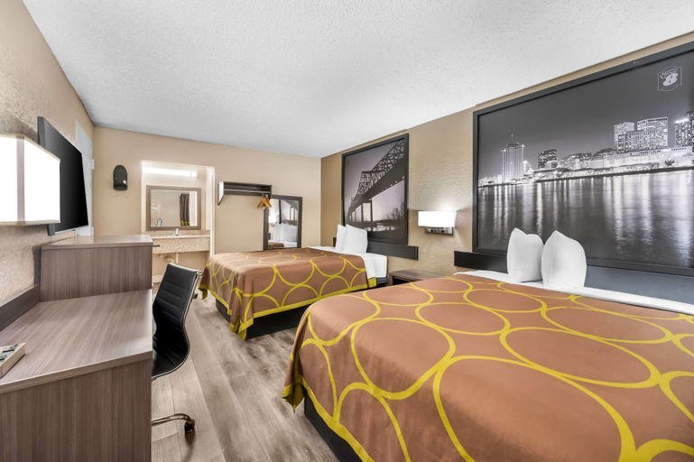 Bedroom 3, Super 8 by Wyndham Metairie, Jefferson