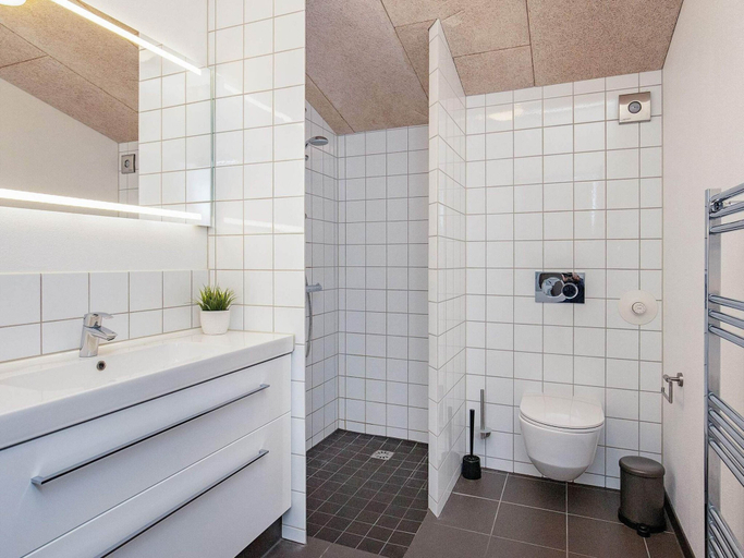 Bathroom, 5 Star Holiday Home in Oster Assels, Morsø