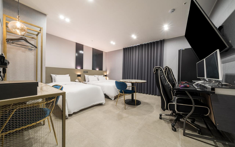 Bedroom 2, Ansan Jungangdong Grey Design, Hwaseong