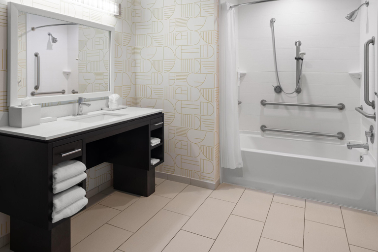 Bathroom 4, Home2 Suites by Hilton Meridian, Lauderdale