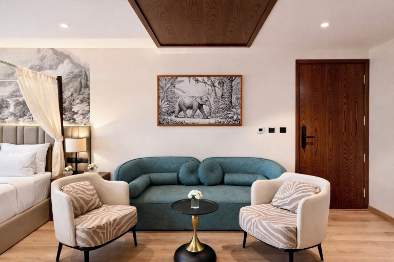 Living area 2, Saffron Stories Boutique Hotels, Dehradun