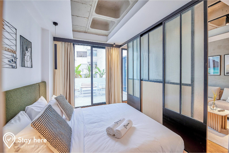 Bedroom 2, StayHere Casablanca - Maarif Lifestyle Suites, Casablanca