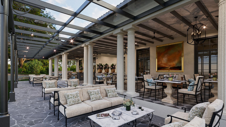 Outdoor dining, Uga Ghiri - Ella - All Inclusive, Ella