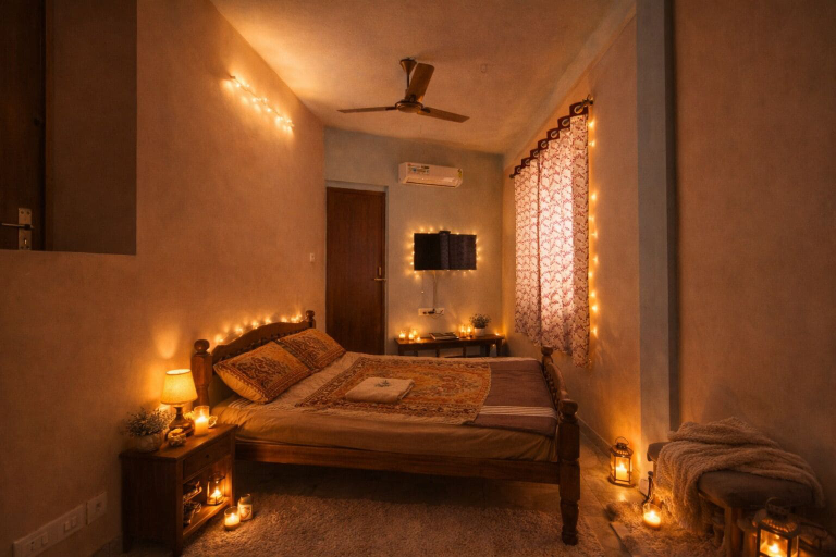 Bedroom 3, La Villa Pondi Chérie Center Town Beach Auroville, Puducherry