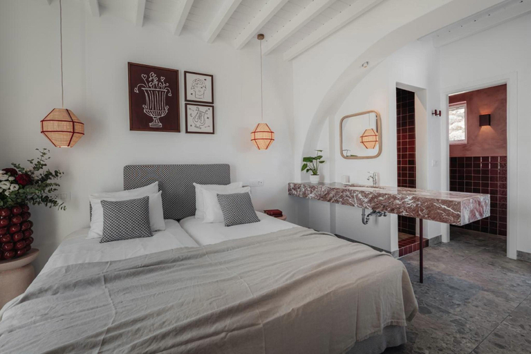 Bedroom 3, Pelican Bay Art Hotel, South Aegean