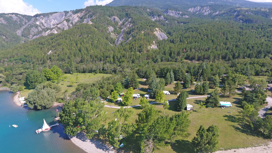 Aerial view, Chadenas & Spa, Hautes-Alpes