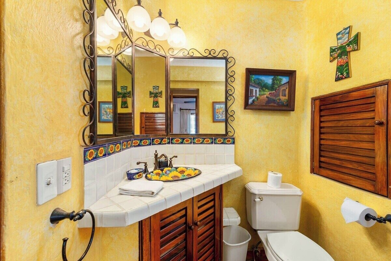 Bathroom 4, Ocean view 2Br Condo-Balcony-Beach-Pool - 802, Puerto Vallarta