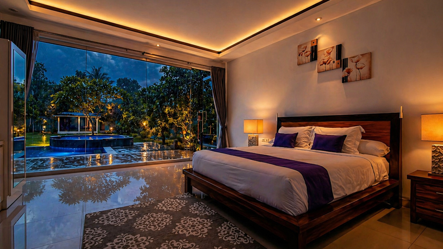 Bedroom 3, Zifana Private Villa, Lombok