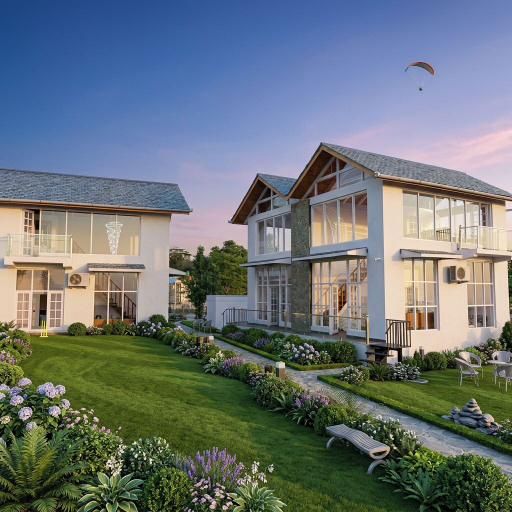 Front of property 4, Riaso - The Luxury Villas Near Landing Site Bir, Kangra