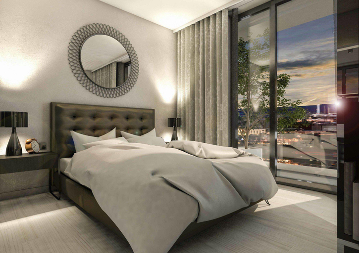 Bedroom 3, CLOUD No7 Apartments, Stuttgart