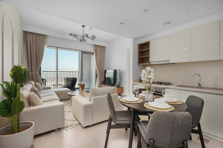 Living area 4, Gala Guests - Downtown Views Residences, Dubai