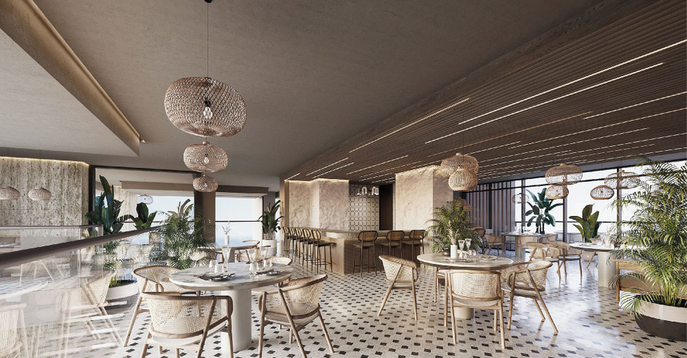 Restaurant, Nuruma Suites by Avia Suites, Santa Marta (Dist. Esp.)