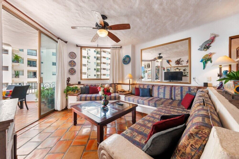 Living area 2, Ocean view 2Br Condo-Balcony-Beach-Pool - 802, Puerto Vallarta